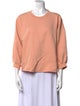 Rachel Comey Crew Neck Three-Quarter Sleeve Sweatshirt