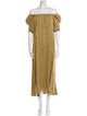 Rachel Comey Off-The-Shoulder Long Dress