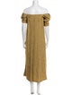 Rachel Comey Off-The-Shoulder Long Dress