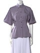 Rachel Comey Short Sleeve Button-Up Top