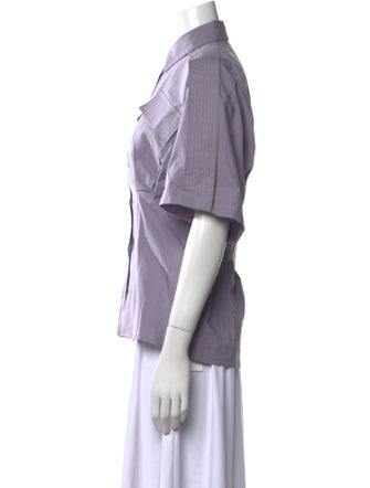 Rachel Comey Short Sleeve Button-Up Top