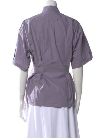 Rachel Comey Short Sleeve Button-Up Top