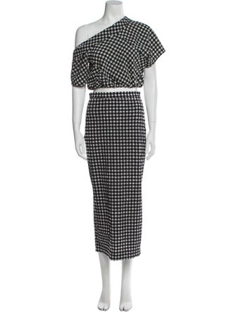 Rachel Comey Plaid Print Skirt Set