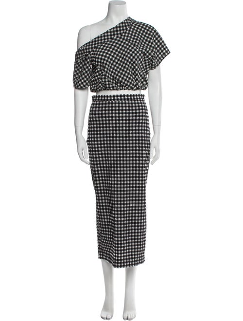 Rachel Comey Plaid Print Skirt Set