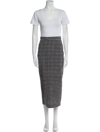 Rachel Comey Plaid Print Skirt Set