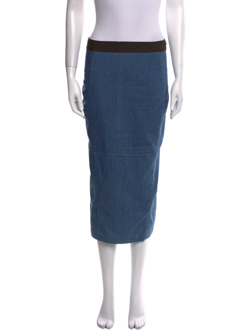 Rachel Comey Colorblock Pattern Midi Length Skirt