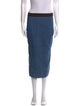 Rachel Comey Colorblock Pattern Midi Length Skirt