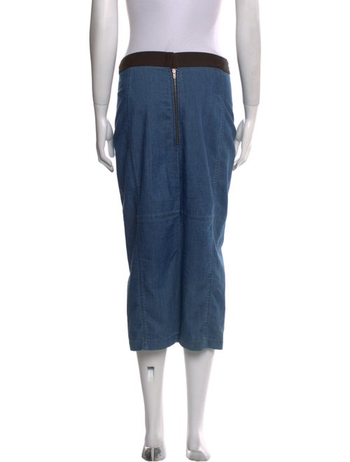 Rachel Comey Colorblock Pattern Midi Length Skirt