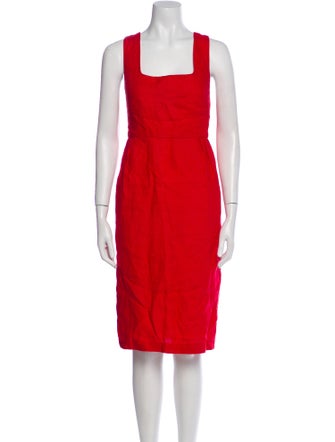 Rachel Comey Square Neckline Knee-Length Dress