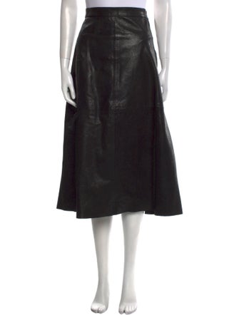 Rachel Comey Leather Midi Length Skirt