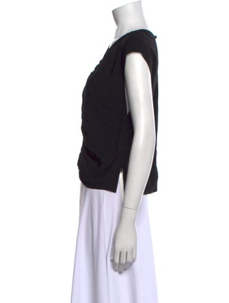 Rachel Comey V-Neck Short Sleeve Crop Top