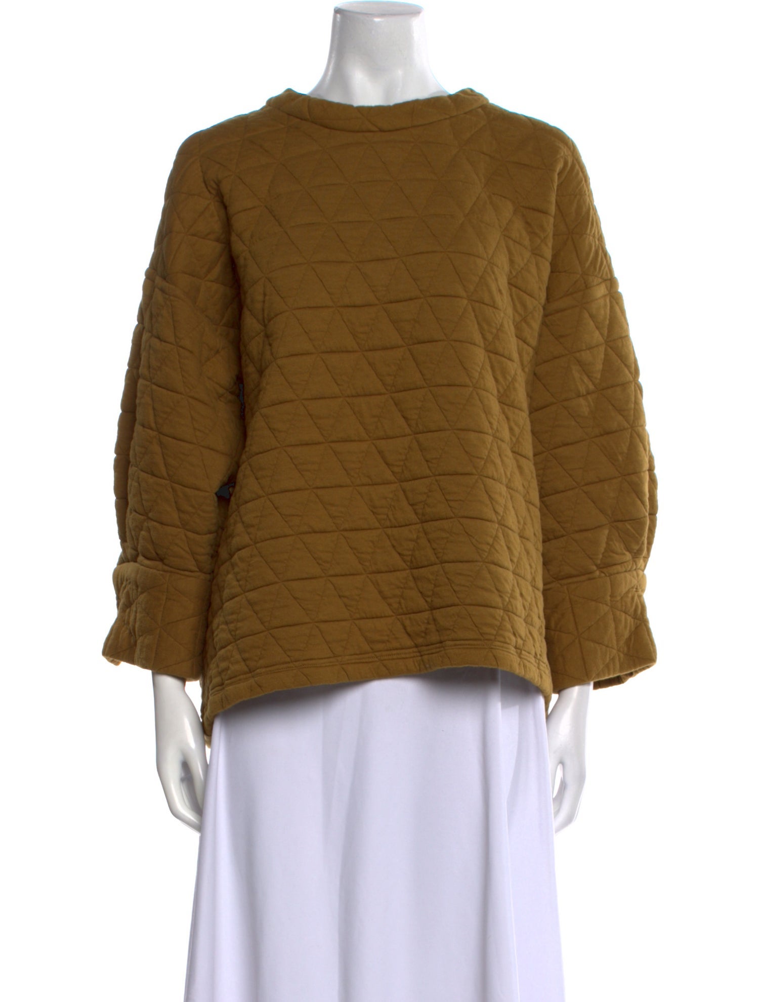 Rachel Comey Scoop Neck Three-Quarter Sleeve Sweatshirt