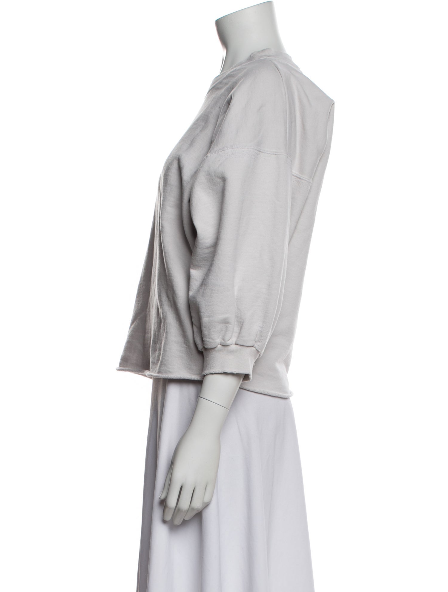 Rachel Comey Crew Neck Three-Quarter Sleeve Sweatshirt