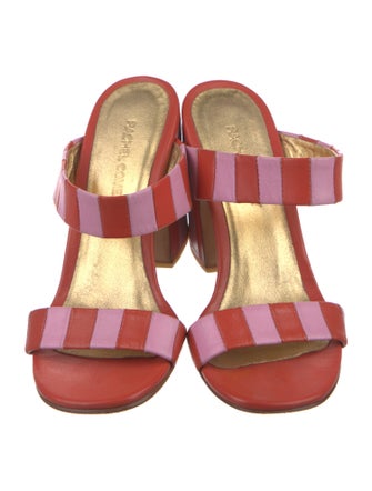 Rachel Comey Leather Striped Slides