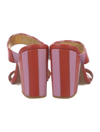 Rachel Comey Leather Striped Slides