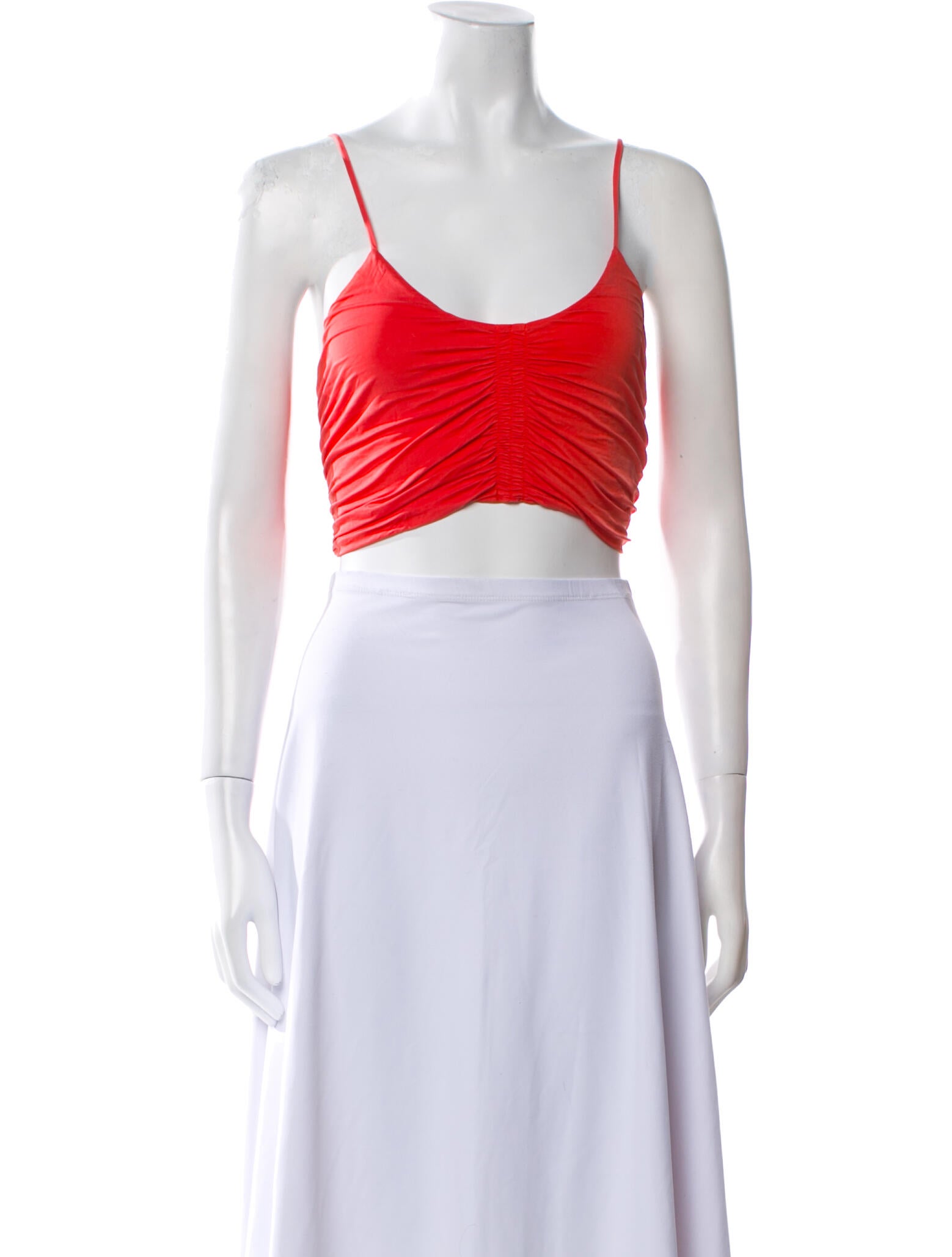 Rachel Comey Scoop Neck Sleeveless Crop Top