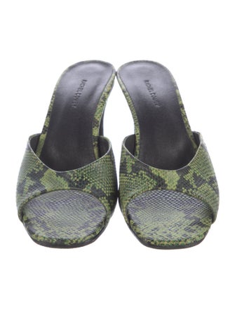 Rachel Comey Leather Animal Print Slides