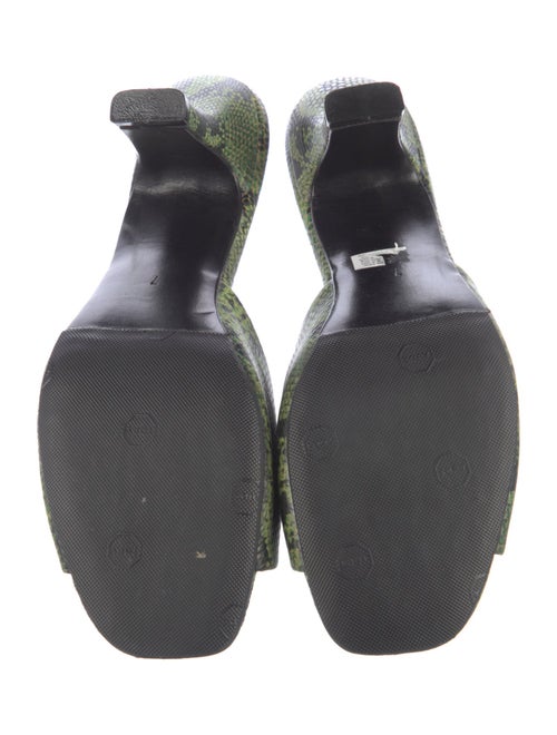 Rachel Comey Leather Animal Print Slides