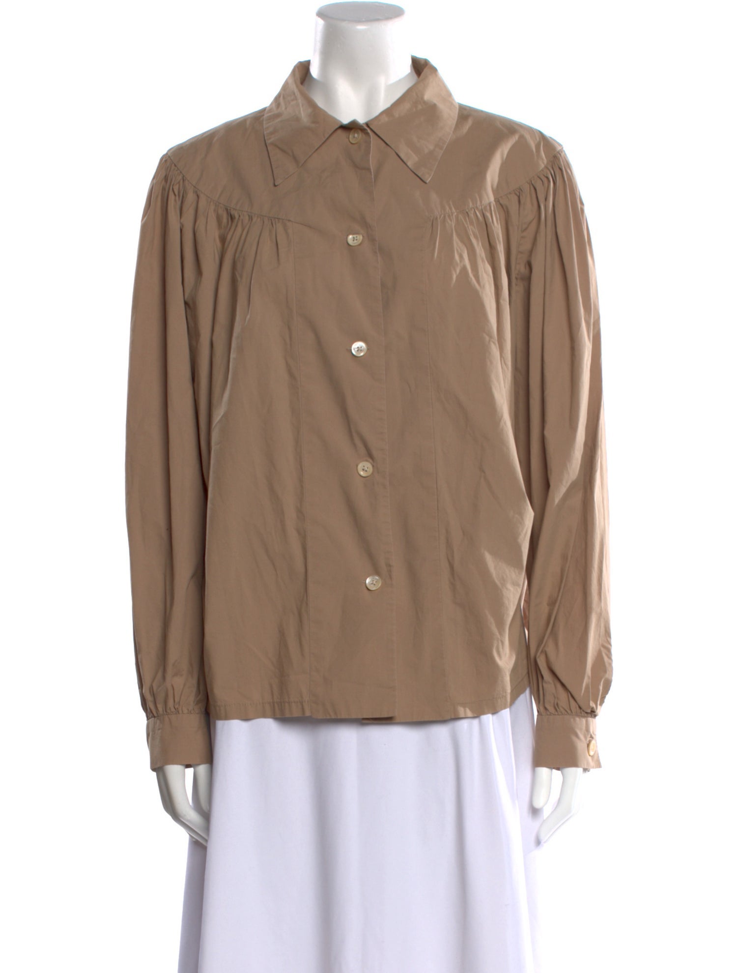 Rachel Comey Long Sleeve Button-Up Top
