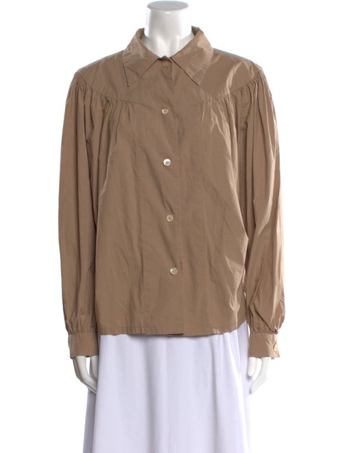 Rachel Comey Long Sleeve Button-Up Top