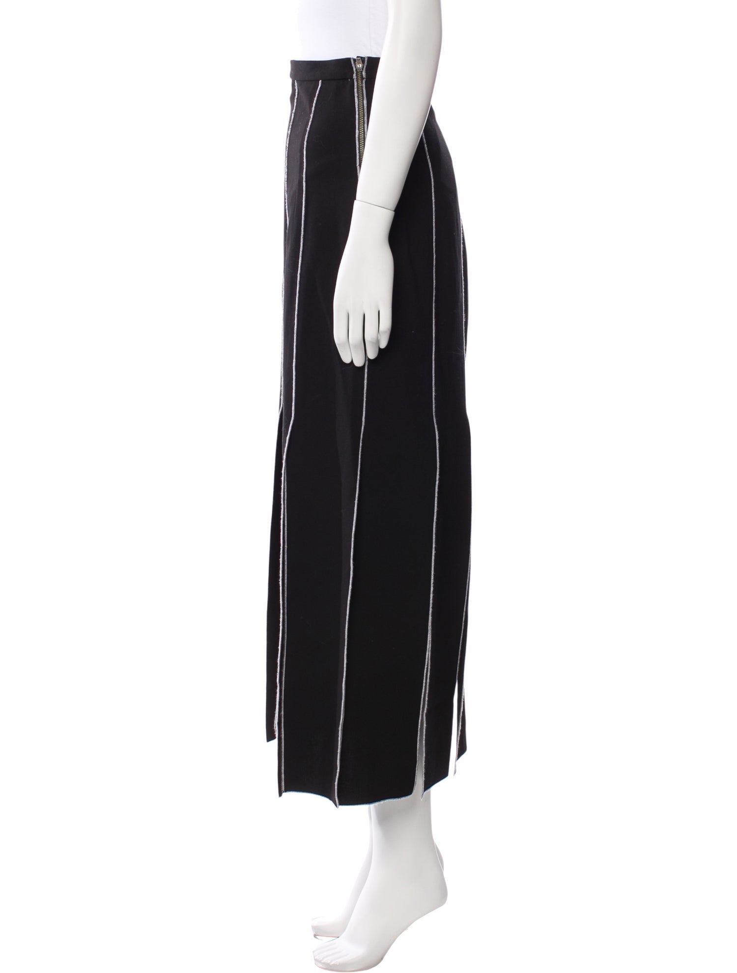 Rachel Comey Whipstitch Trim Midi Length Skirt
