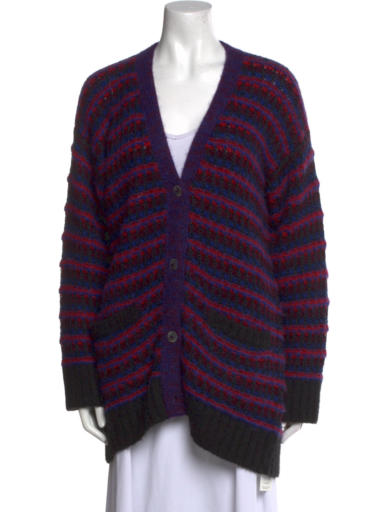 Rachel Comey Striped V-Neck Sweater