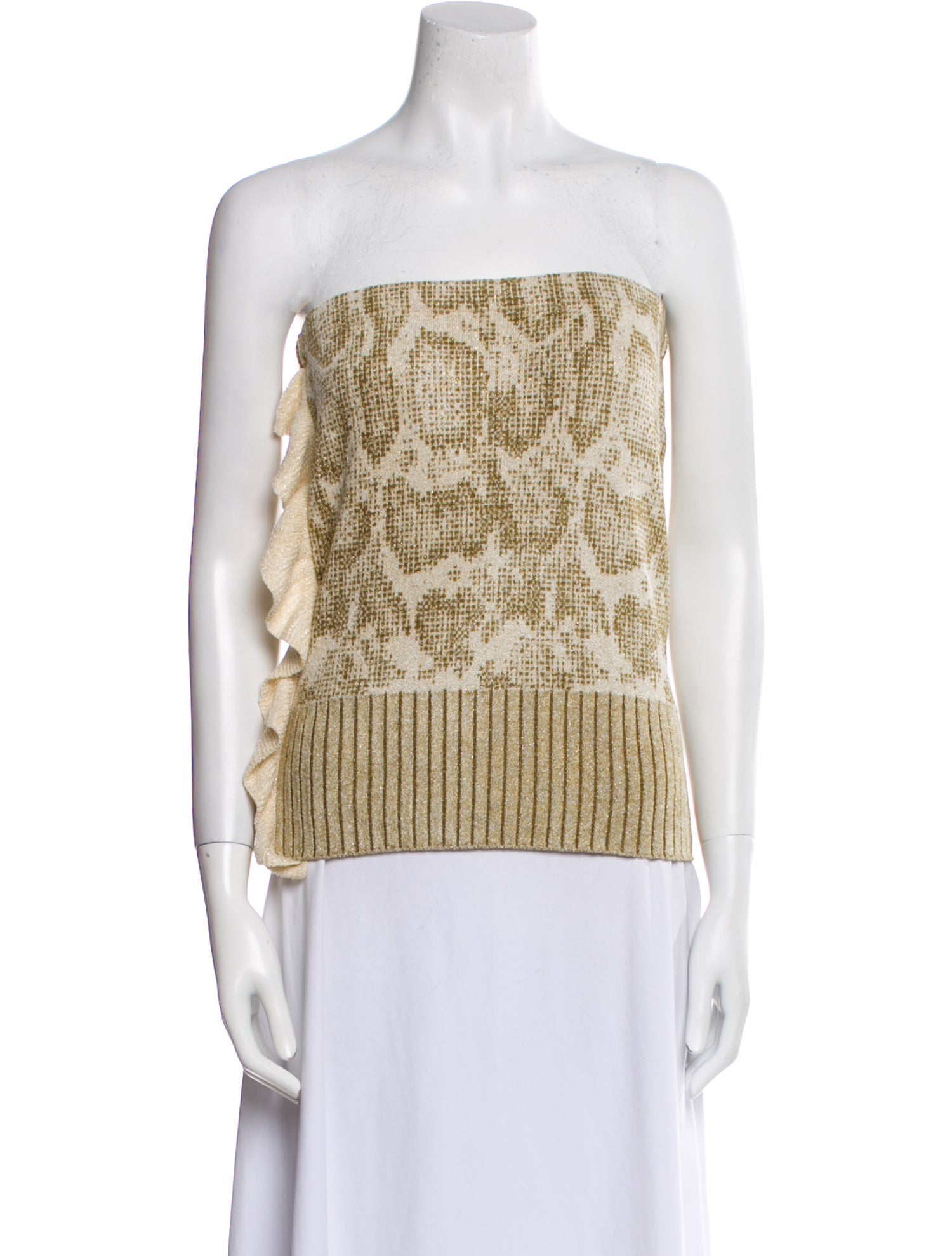 Rachel Comey Printed Strapless Top w/ Tags