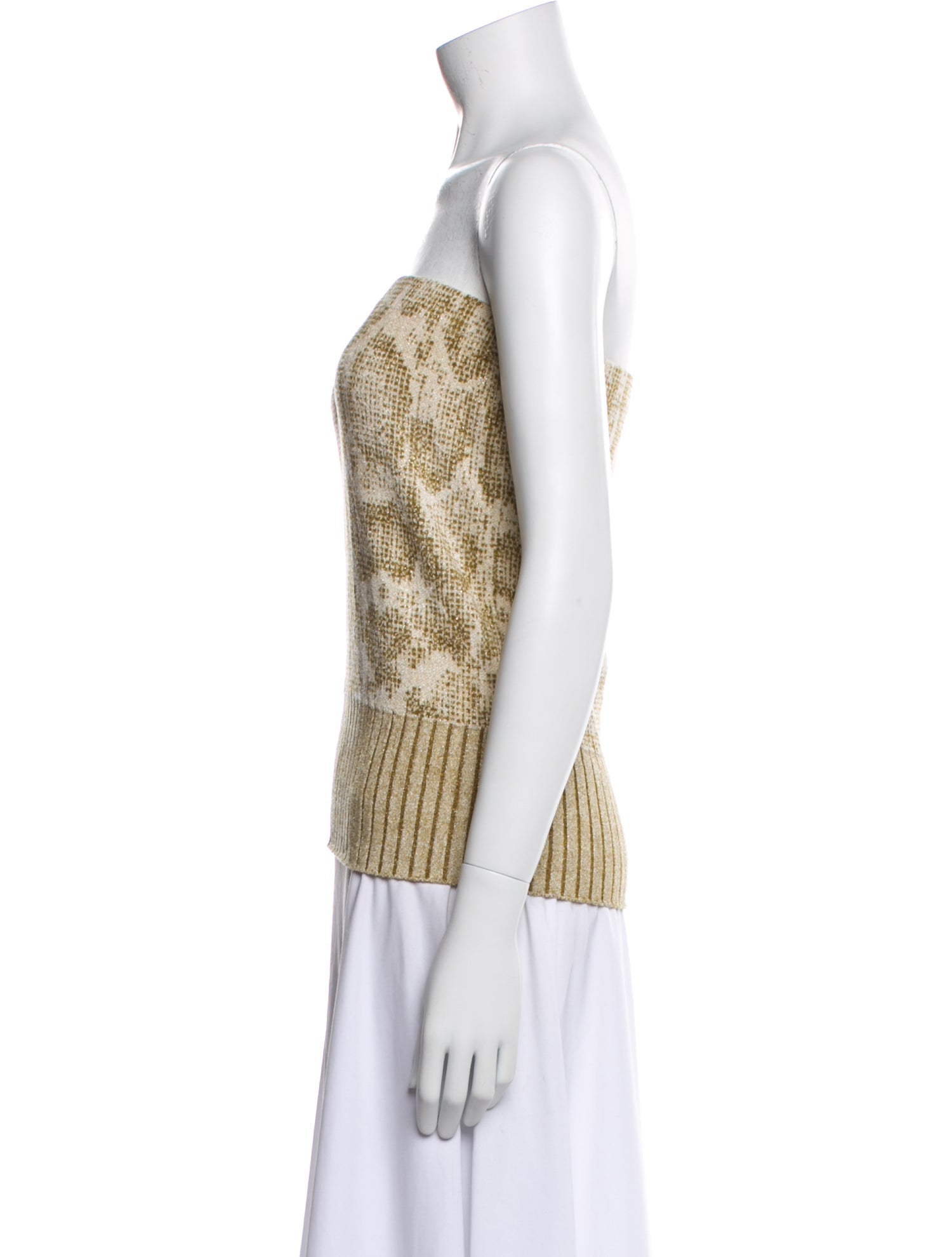 Rachel Comey Printed Strapless Top w/ Tags