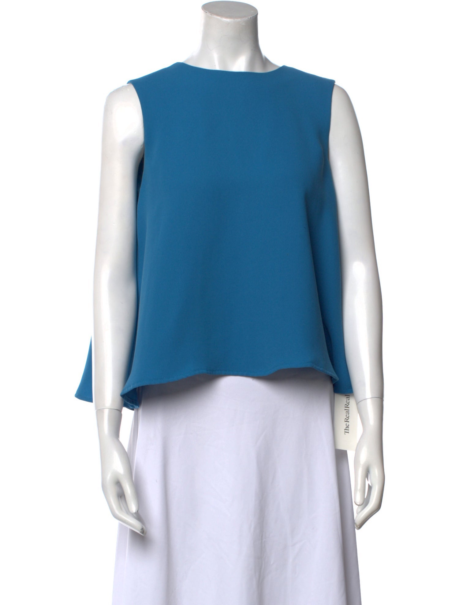 Rachel Comey Bateau Neckline Sleeveless Crop Top