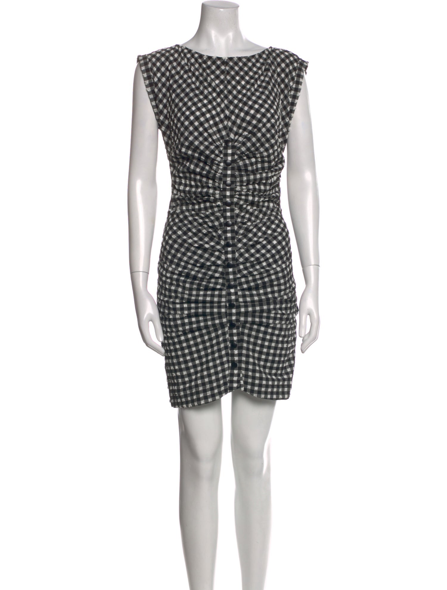 Rachel Comey Plaid Print Mini Dress