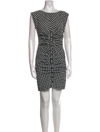 Rachel Comey Plaid Print Mini Dress