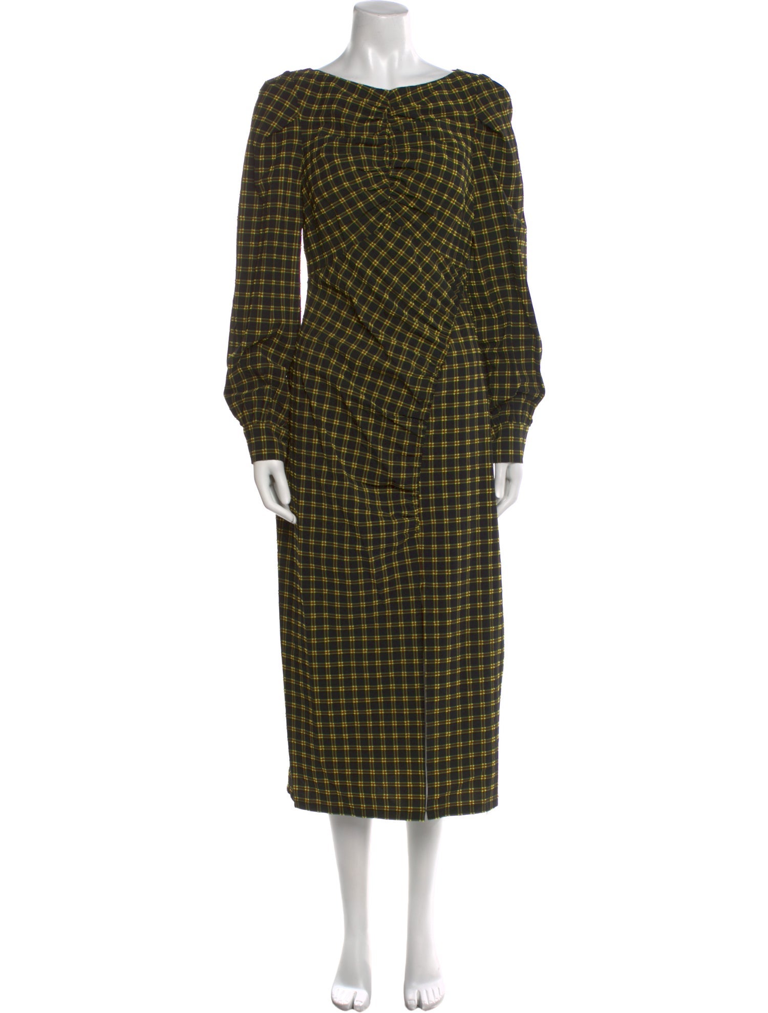 Rachel Comey Plaid Print Long Dress w/ Tags