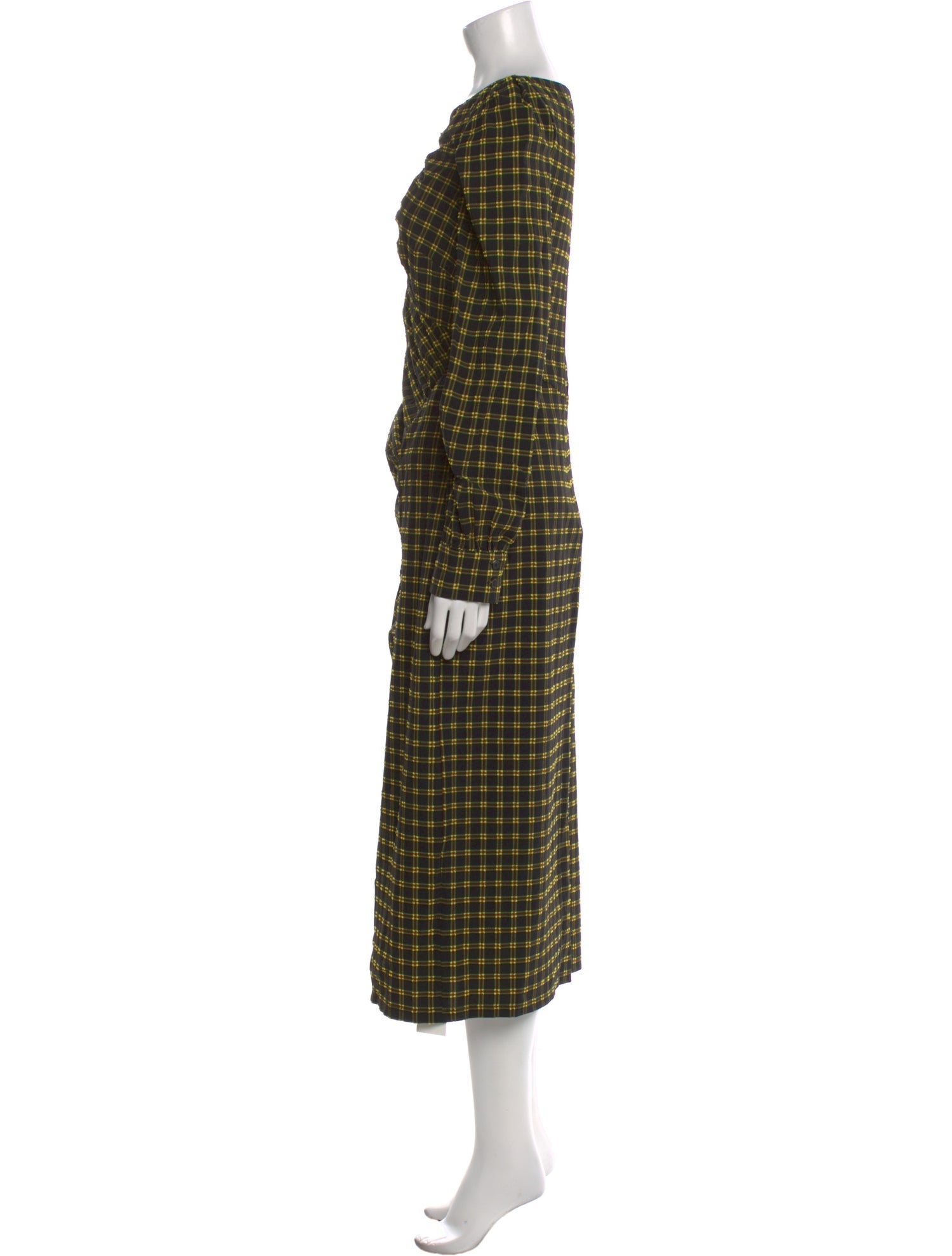 Rachel Comey Plaid Print Long Dress w/ Tags