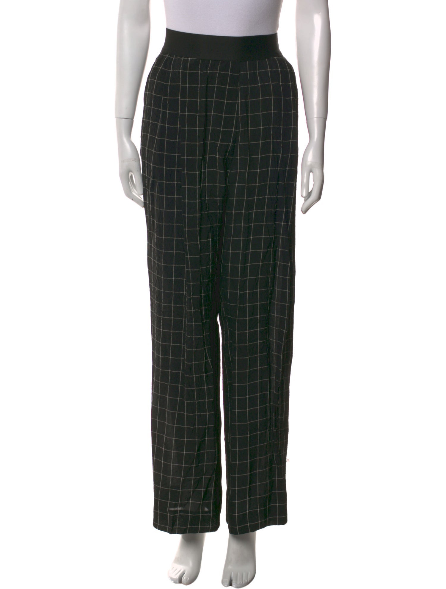 Rachel Comey Plaid Print Straight Leg Pants