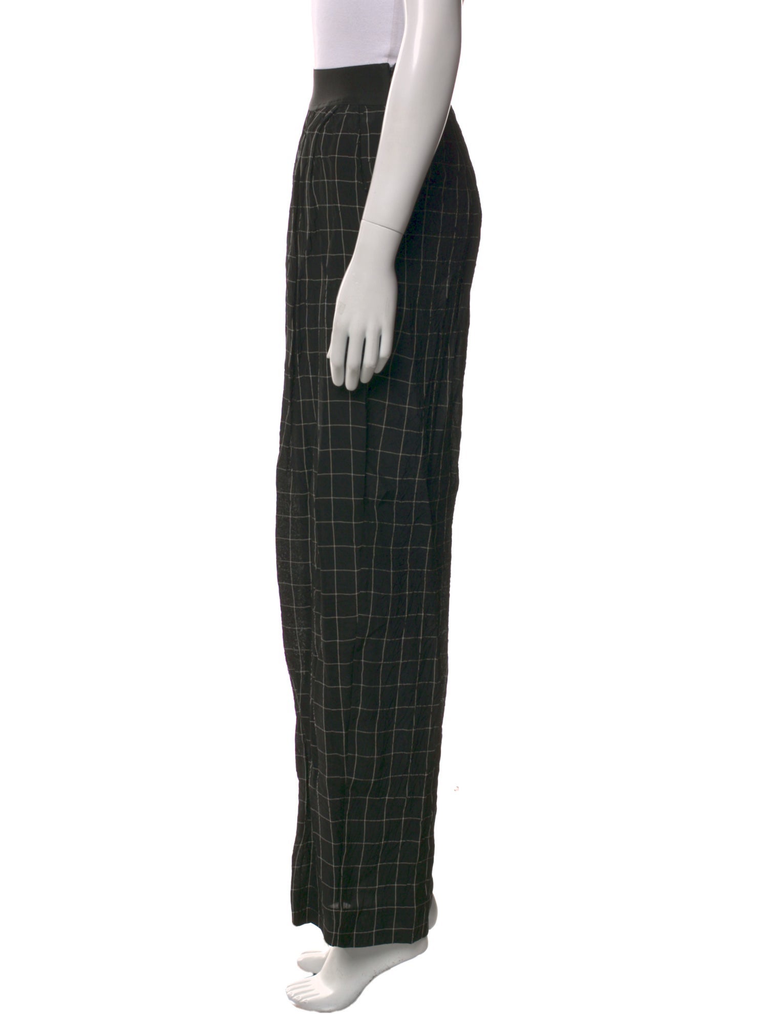 Rachel Comey Plaid Print Straight Leg Pants