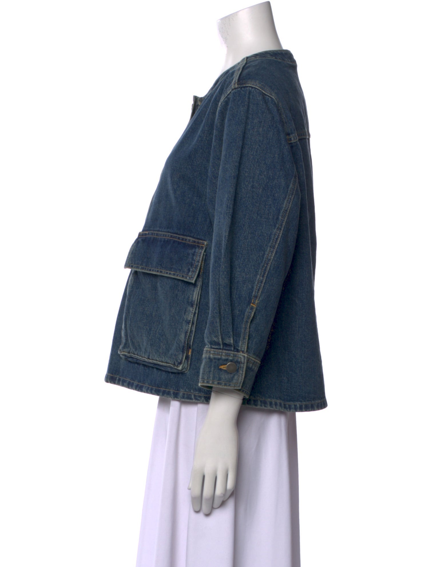 Rachel Comey Crew Neck Three-Quarter Sleeve Sweatshirt