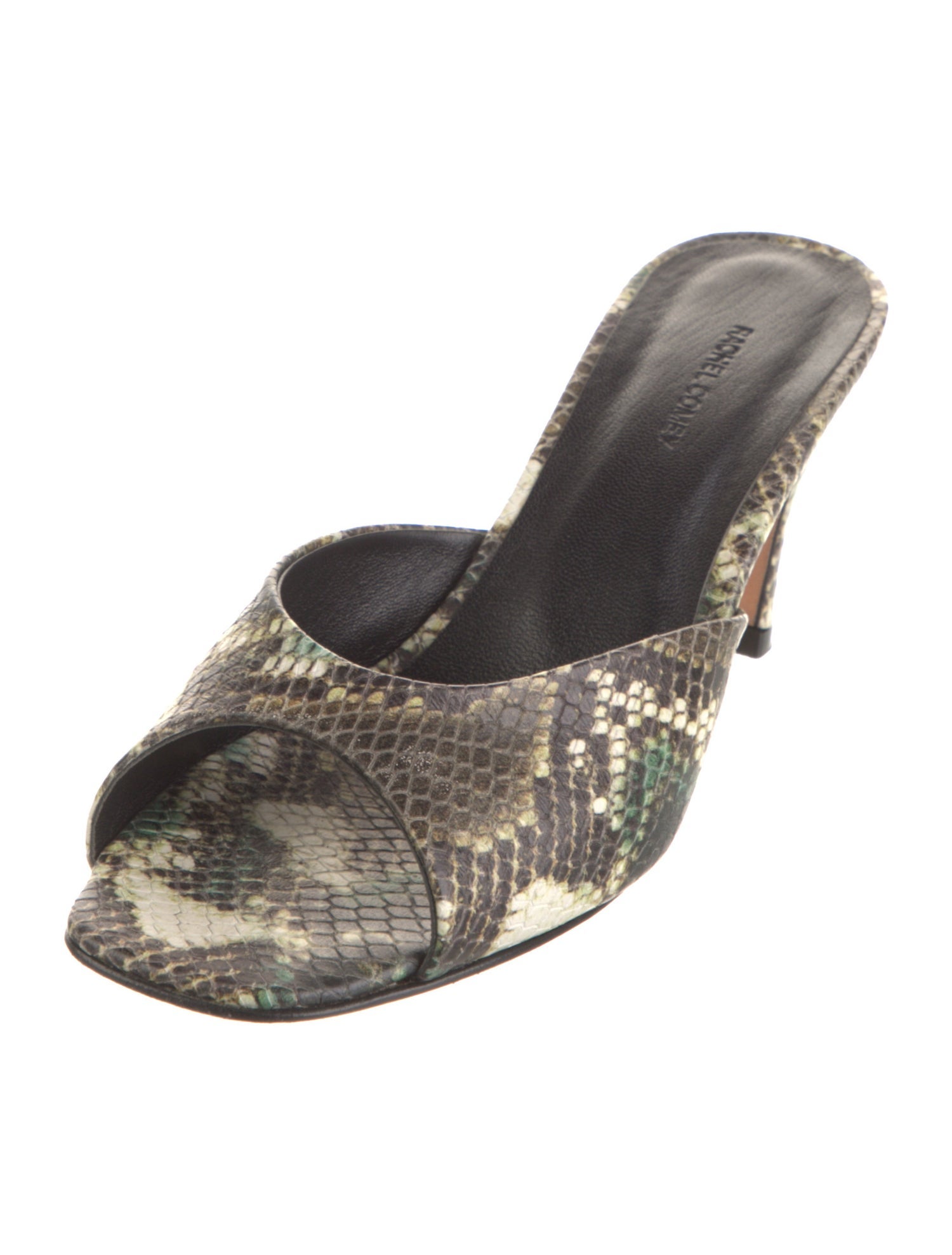 Rachel Comey Leather Animal Print Slides