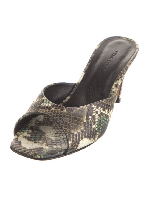 Rachel Comey Leather Animal Print Slides
