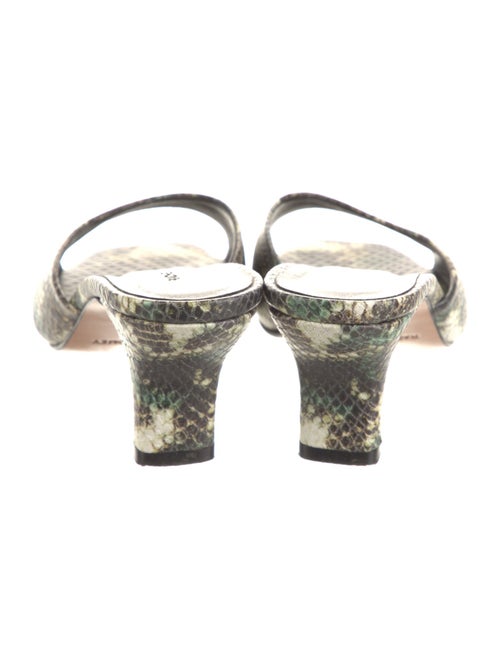 Rachel Comey Leather Animal Print Slides