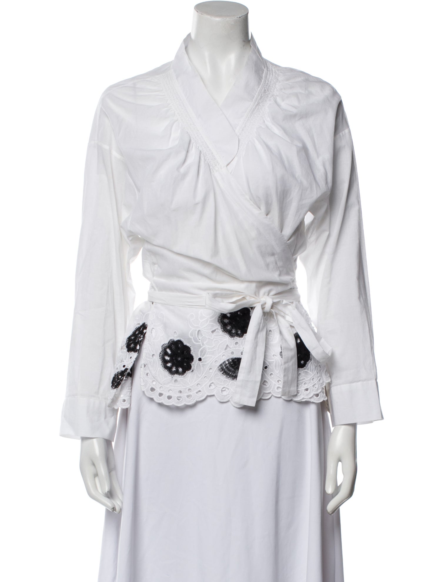 Rachel Comey V-Neck Three-Quarter Sleeve Top