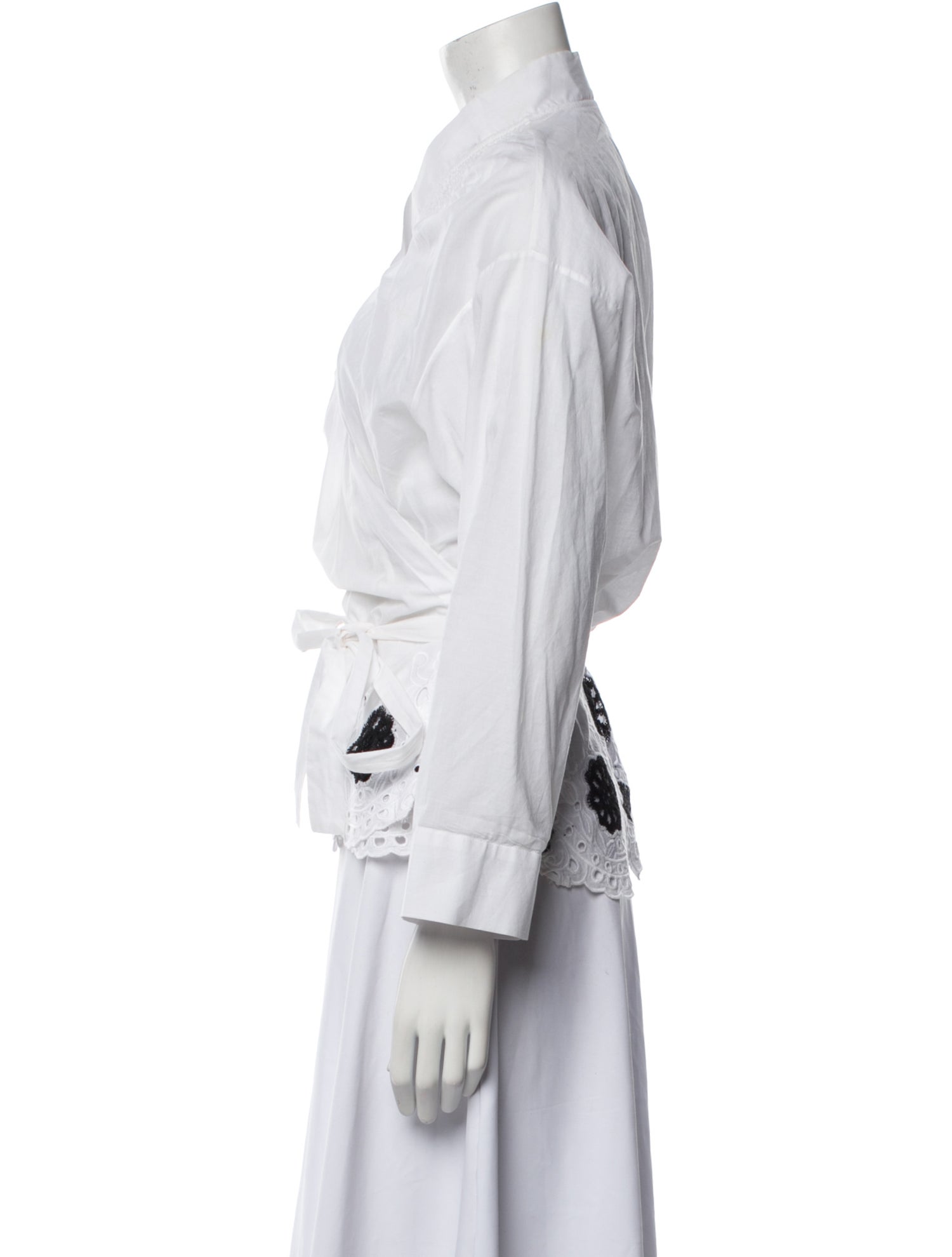 Rachel Comey V-Neck Three-Quarter Sleeve Top