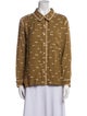 Rachel Comey Printed Long Sleeve Button-Up Top