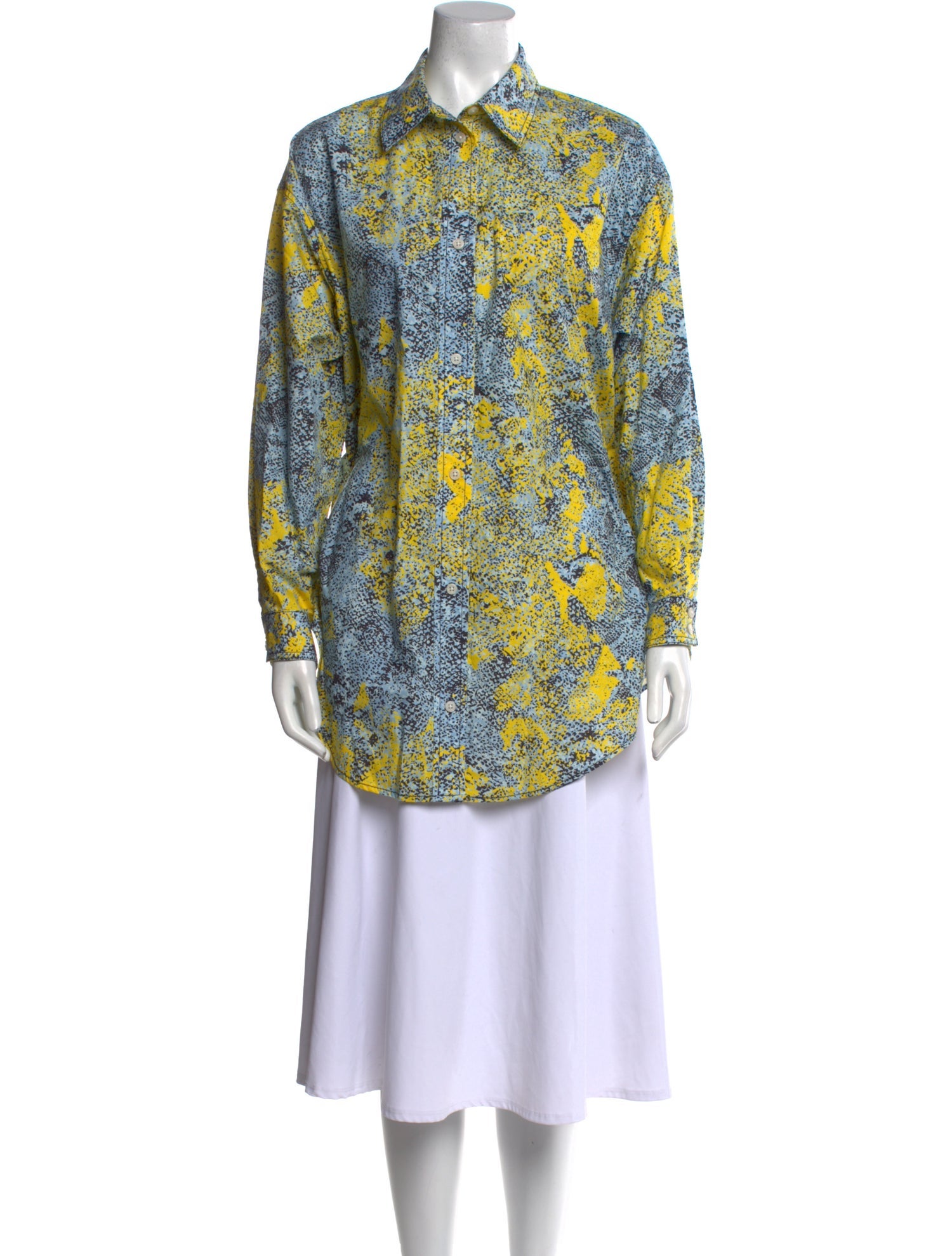 Rachel Comey Printed Long Sleeve Tunic w/ Tags