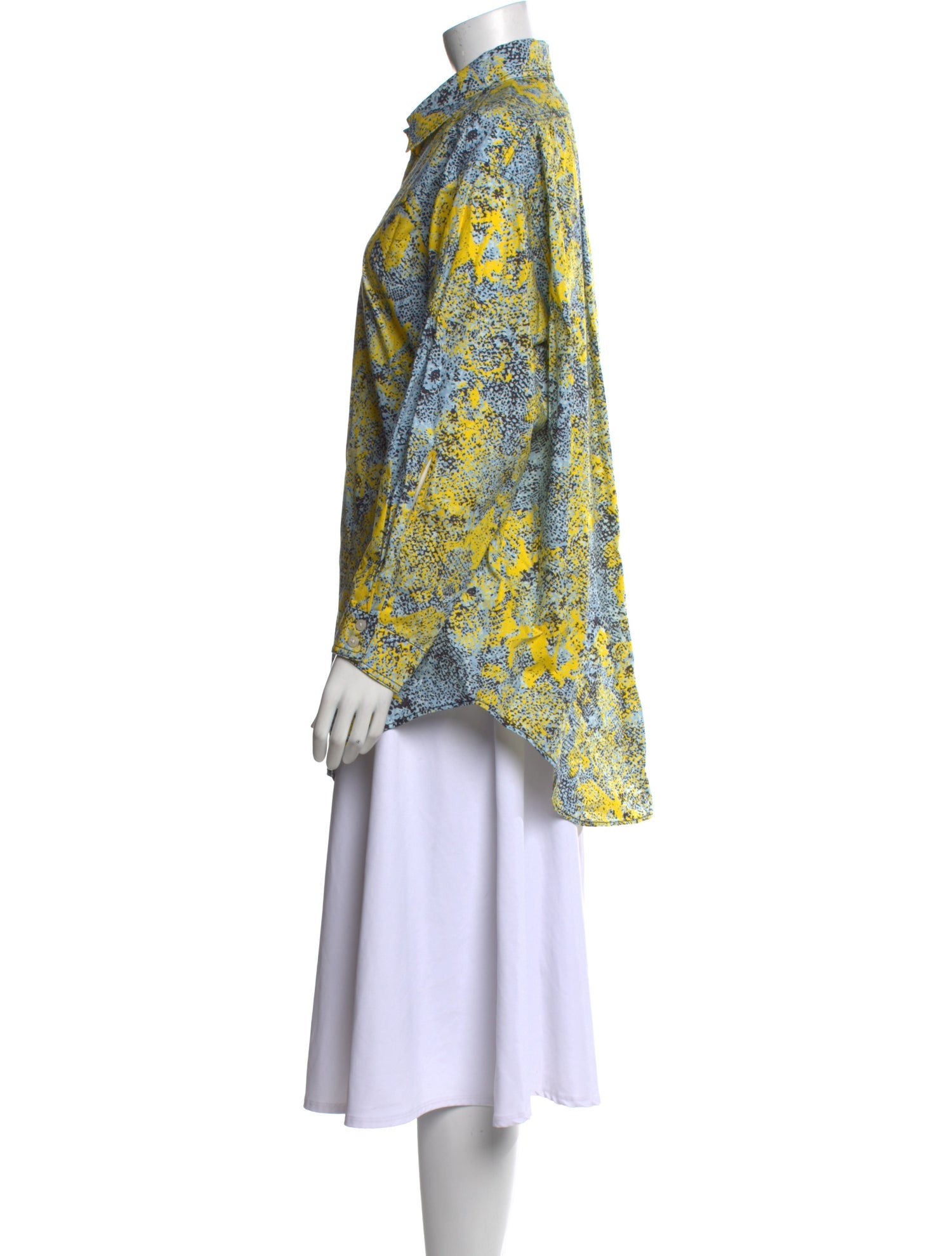 Rachel Comey Printed Long Sleeve Tunic w/ Tags