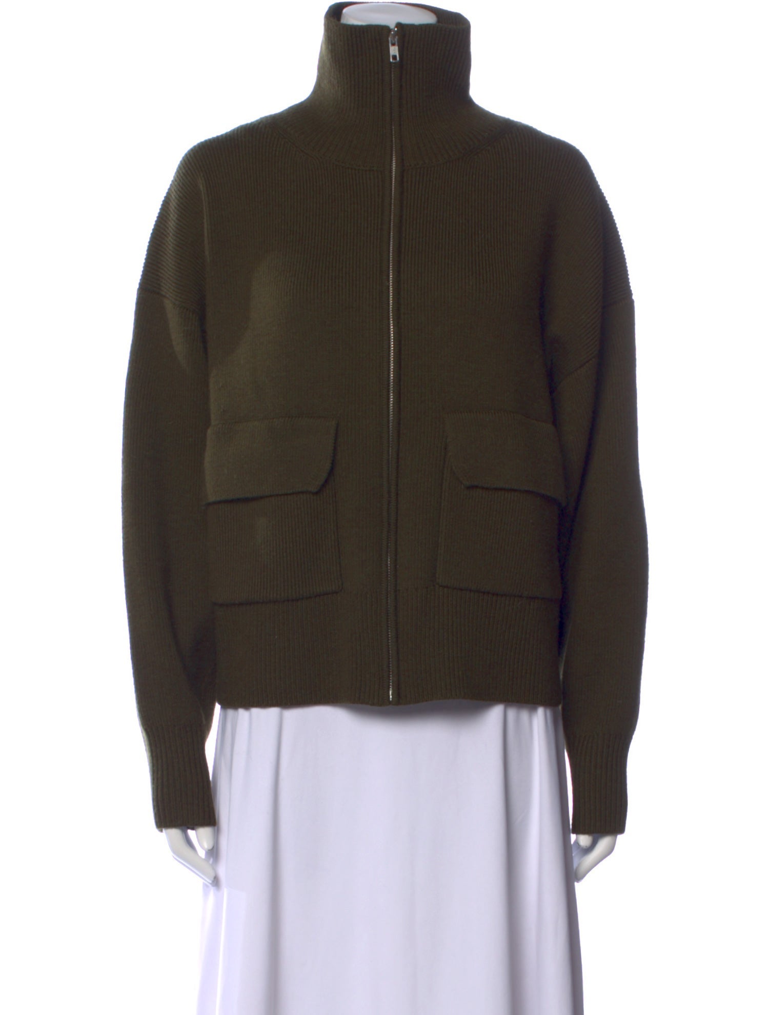 Rachel Comey Merino Wool Mock Neck Sweater