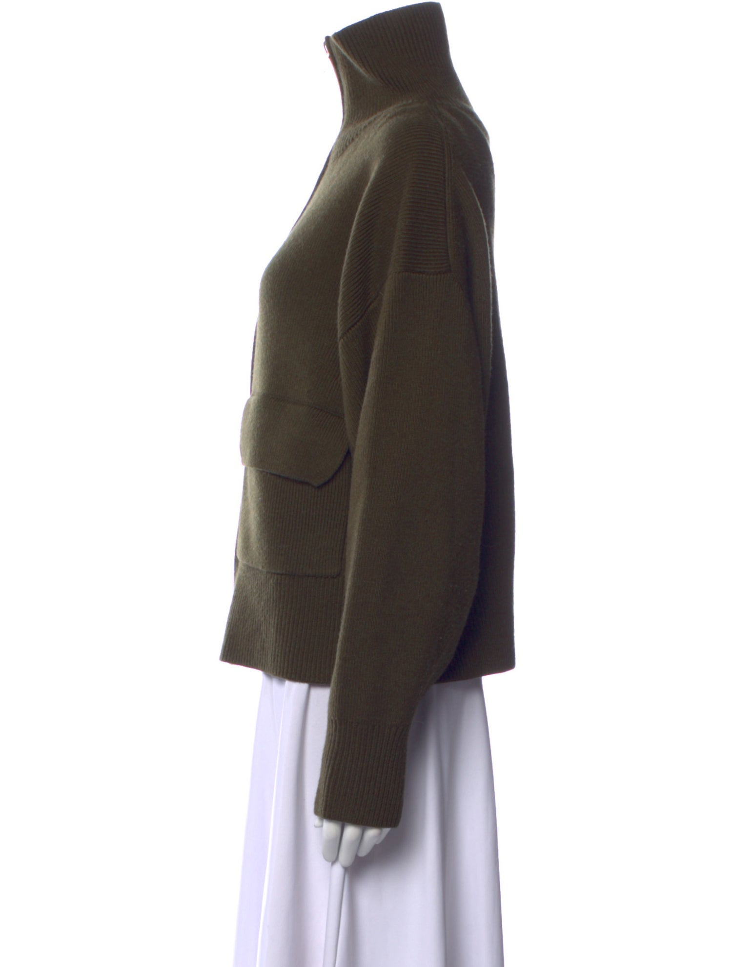 Rachel Comey Merino Wool Mock Neck Sweater