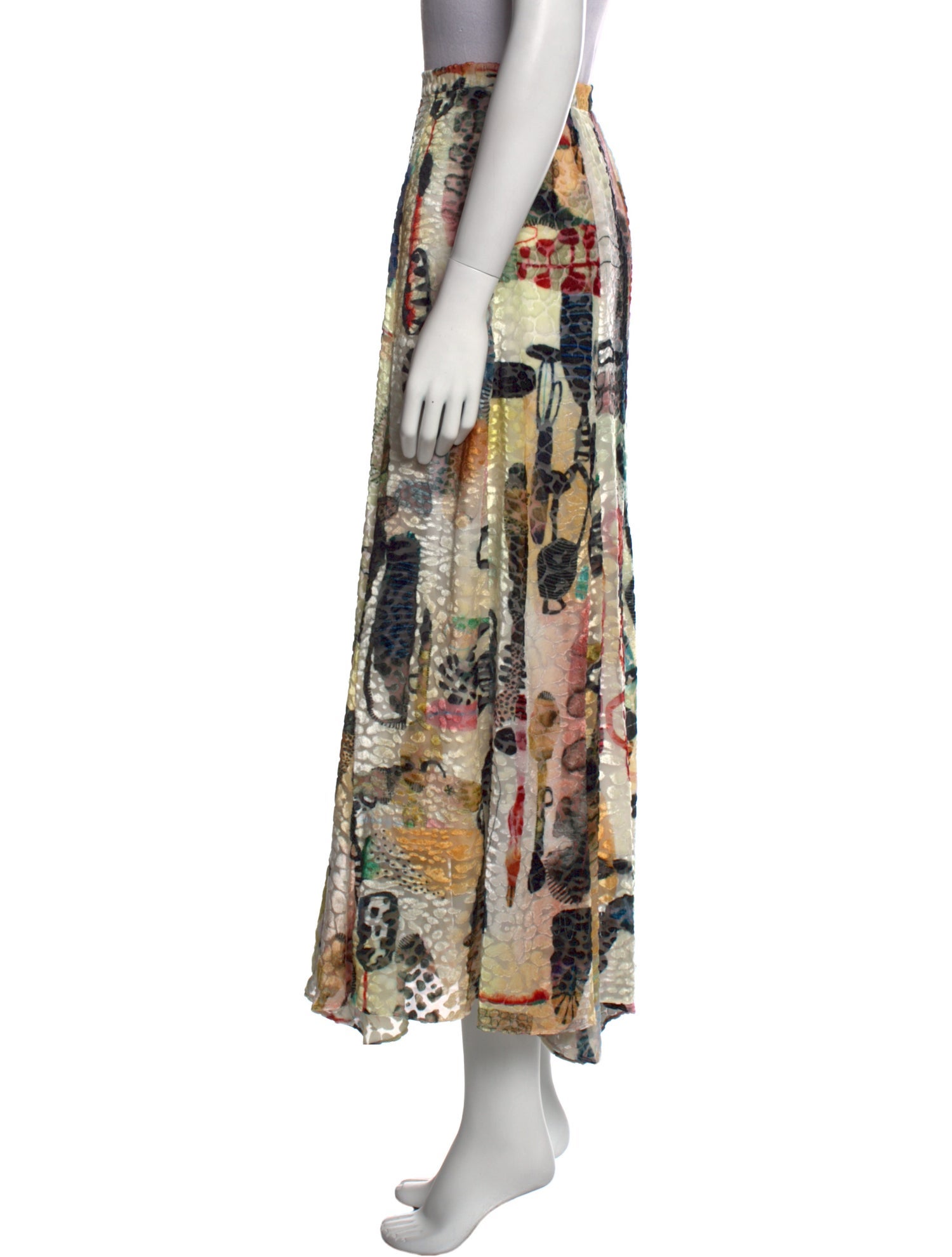 Rachel Comey Printed Midi Length Skirt w/ Tags