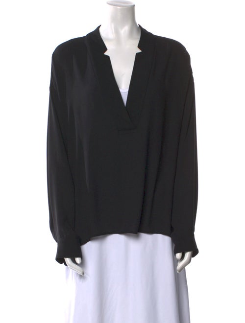 Rachel Comey V-Neck Long Sleeve Blouse