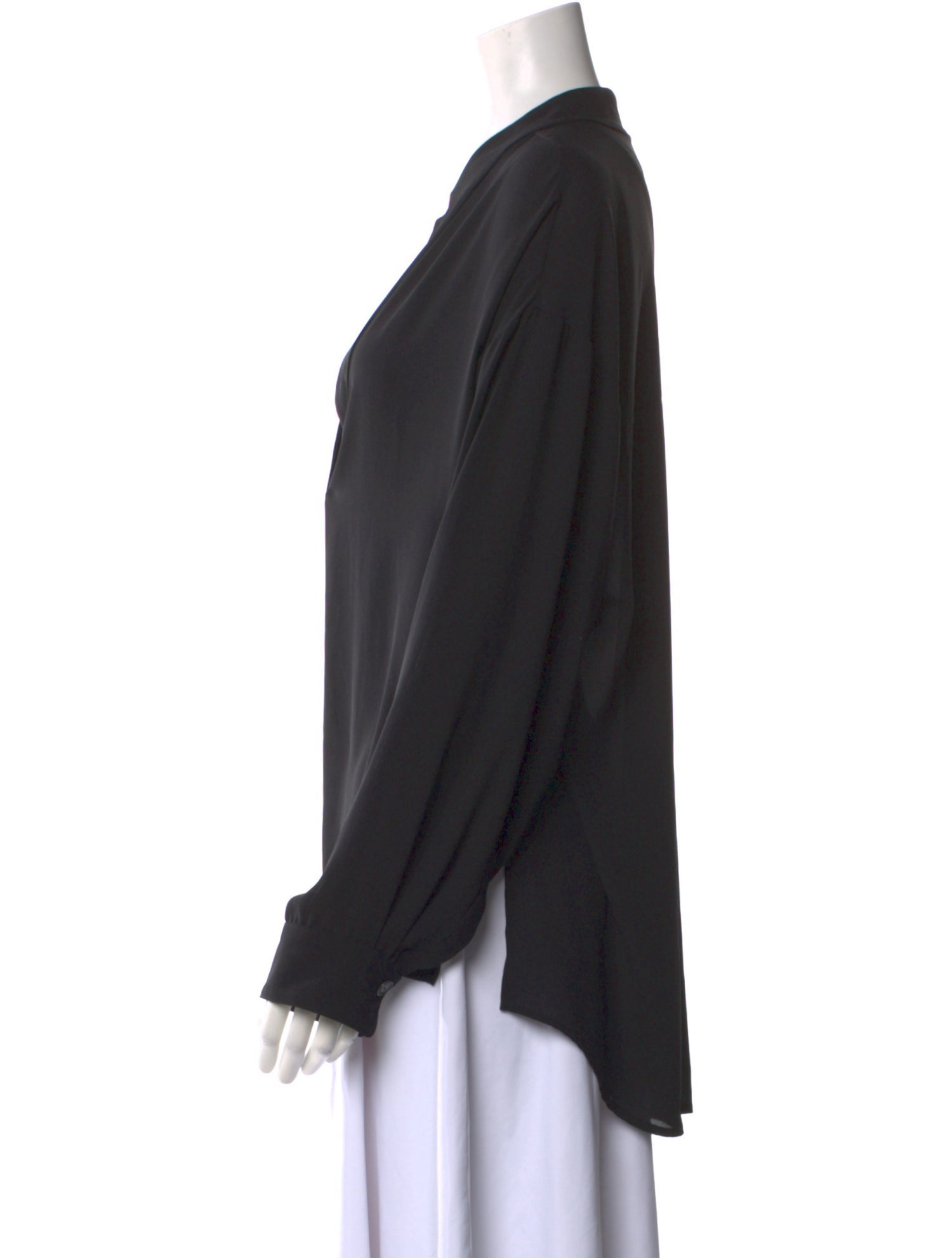 Rachel Comey V-Neck Long Sleeve Blouse