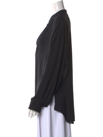 Rachel Comey V-Neck Long Sleeve Blouse